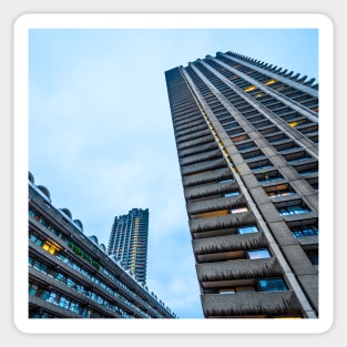 Barbican Centre at Dusk Sticker